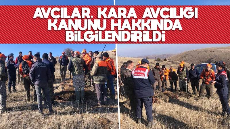 Avcılar Kara Avcılığı Kanunu hakkında bilgilendirildi