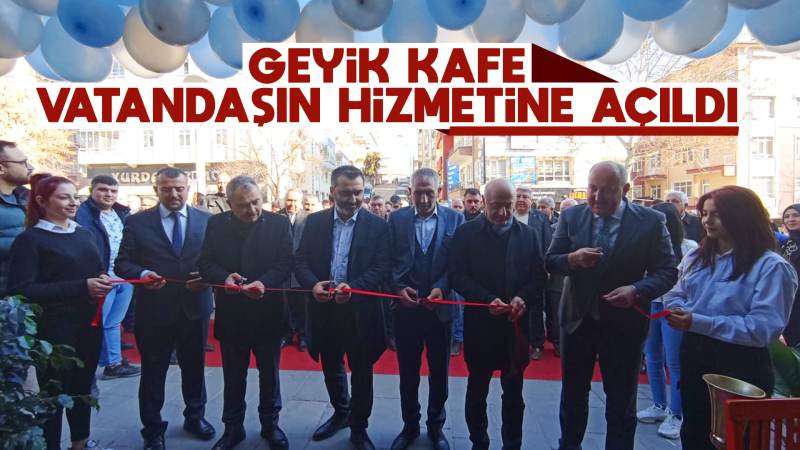 Geyik Kafe, vatandaşın hizmetine açıldı 