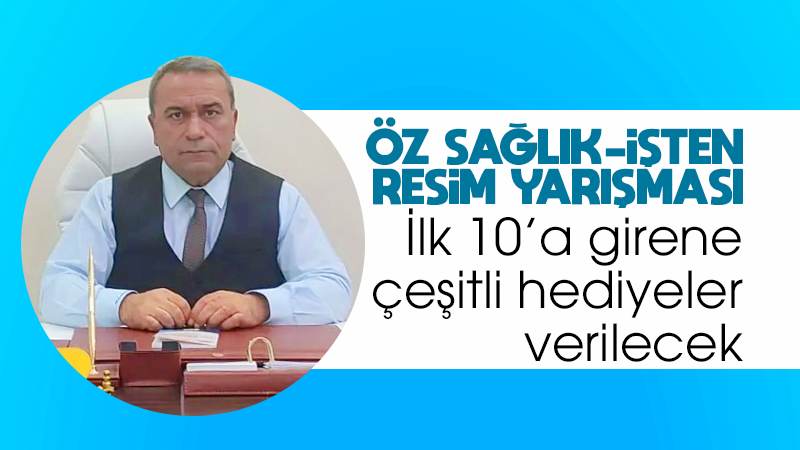 Öz Sağlık-İş’ten resim yarışması 