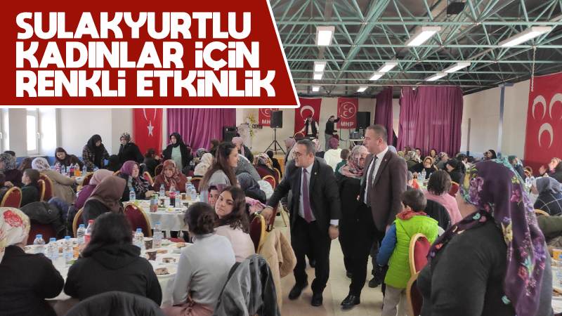 Sulakyurtlu kadınlar için renkli etkinlik 