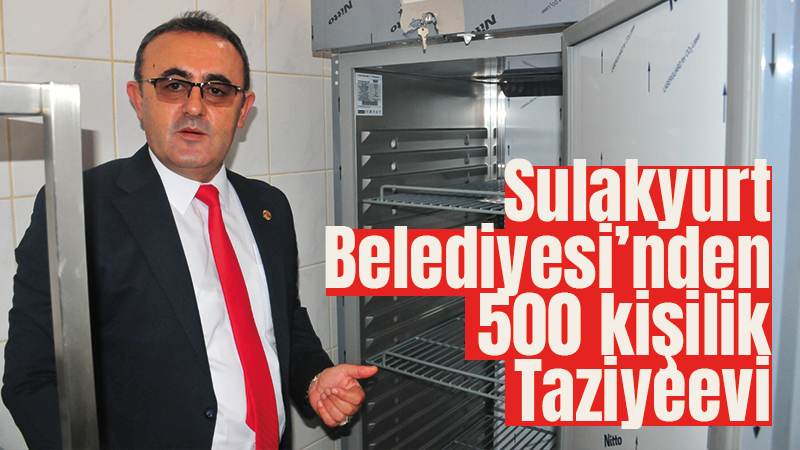 Sulakyurt Belediyesi Taziyeevi'nin yapımı tamamlandı