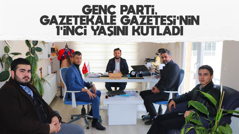 Genç Parti, Gazetekale Gazetesi’nin 1’inci yaşını kutladı