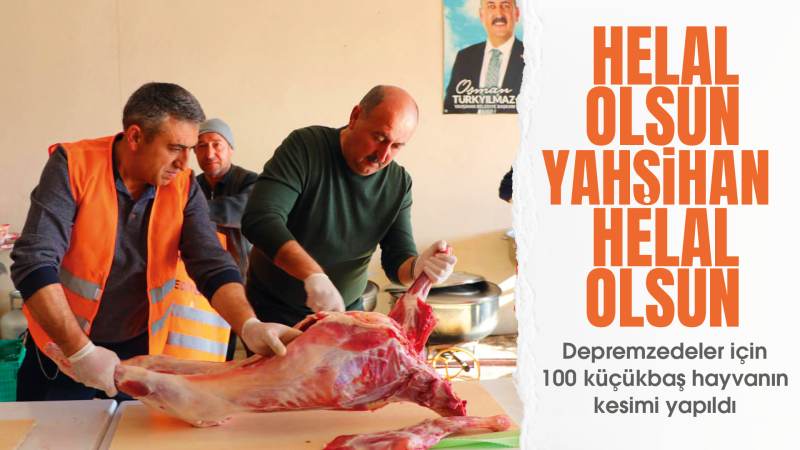 Yahşihan’da “helal olsun” dedirtecek yardımlaşma 