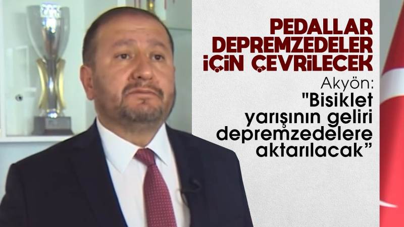 Pedallar, depremzedeler için çevrilecek 