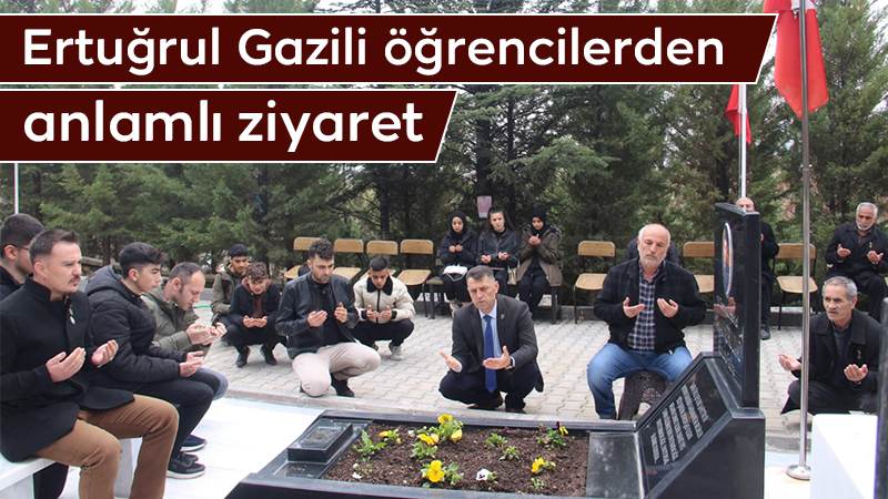 Ertuğrul Gazili öğrencilerden anlamlı ziyaret 