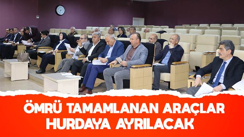 Ömrü tamamlanan araçlar hurdaya ayrılacak 