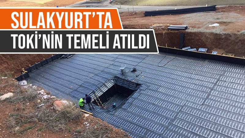 Sulakyurt’ta TOKİ’nin temeli atıldı 