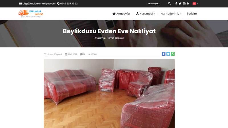  Beylikdüzü Evden Eve Nakliyat