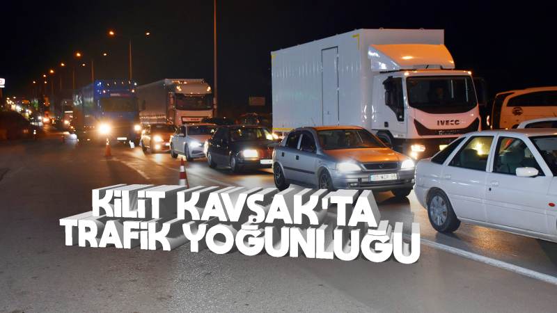 "Kilit kavşak" Kırıkkale'de trafik yoğunluğu başladı