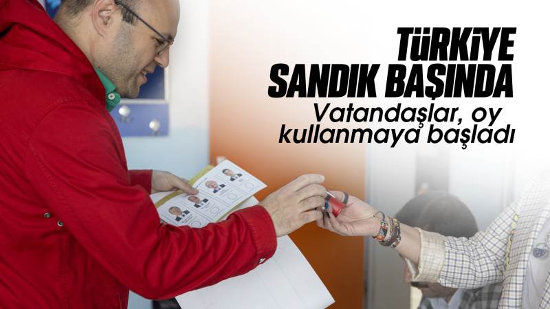 Türkiye sandık başında