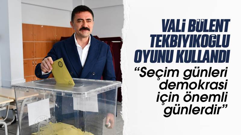 Tekbıyıkoğlu: “Seçimler, demokrasinin olmazsa olmazıdır”