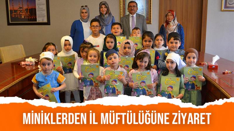 Miniklerden İl Müftülüğüne ziyaret