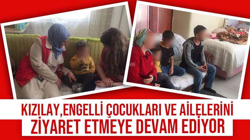 Türk Kızılay, engelli çocukları yalnız bırakmıyor