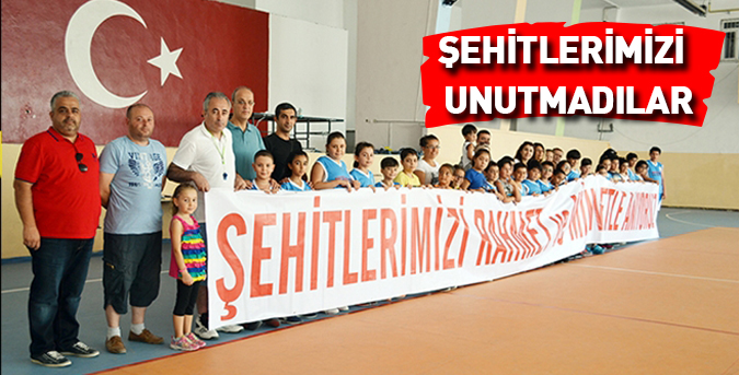 Şehitlerimizi unutmadılar