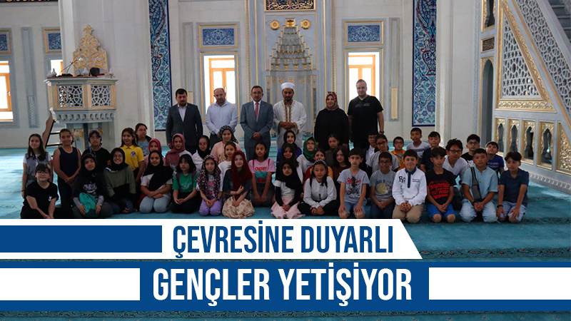 Çevresine duyarlı gençler yetişiyor 