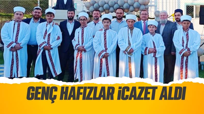 Genç hafızlar icazet aldı 