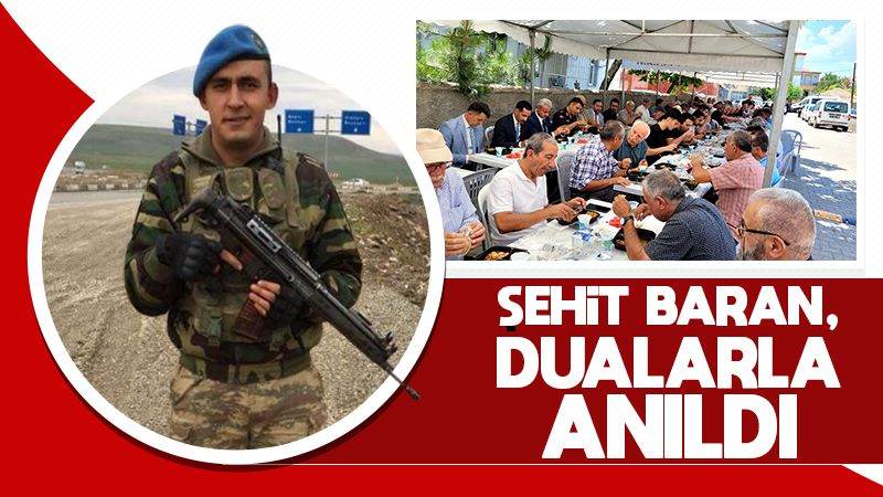 Şehit Baran, dualarla anıldı 