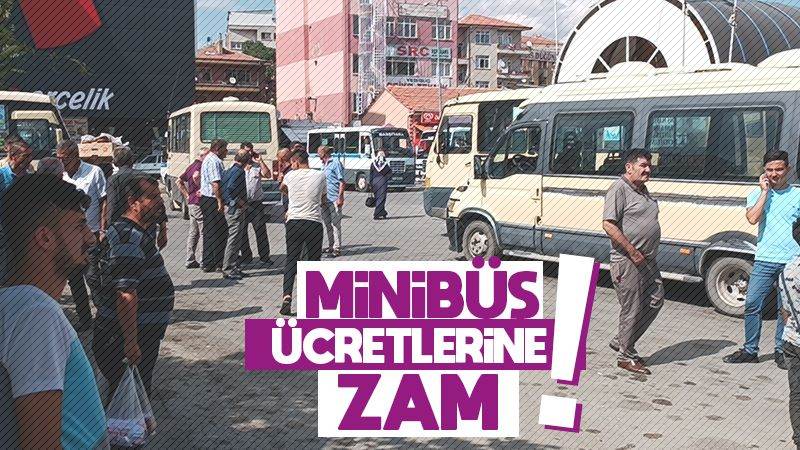 Minibüs ücretlerine zam