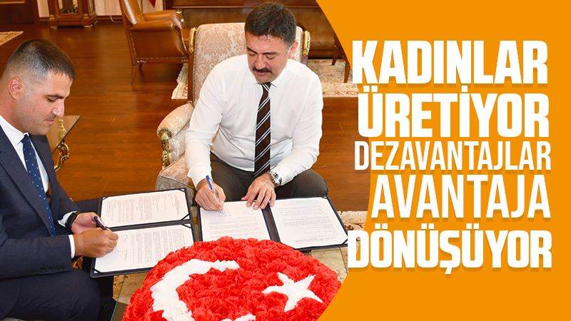 Kadınlar üretiyor dezavantajlar avantaja dönüşüyor