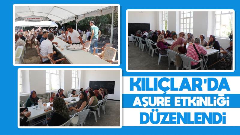 Kılıçlar’da aşure etkinliği düzenlendi