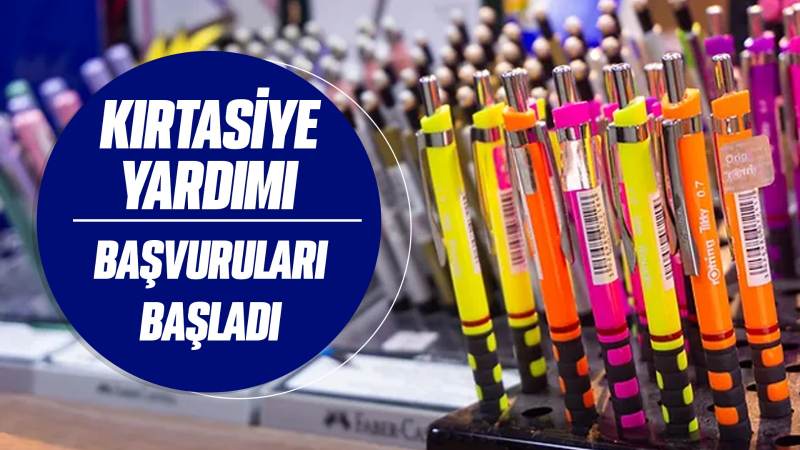 Kırtasiye yardım başvuruları başladı