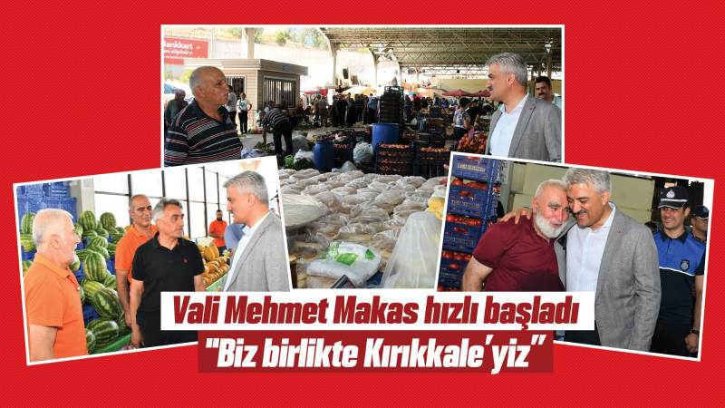 Vali Mehmet Makas’tan esnaf ziyareti 