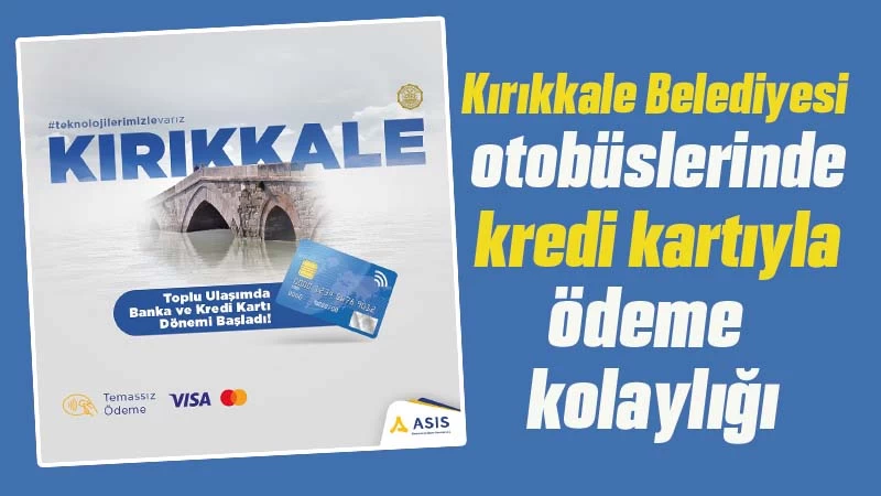 Toplu taşımada büyük kolaylık