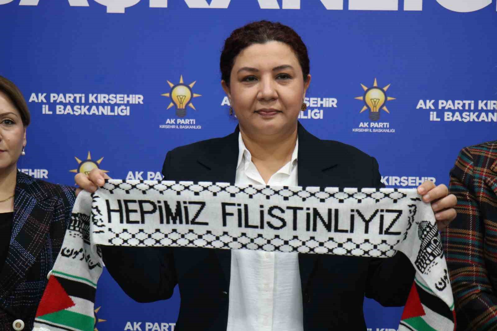 Kırşehir AK Parti Teşkilatı'ndan İsrail'e tepki