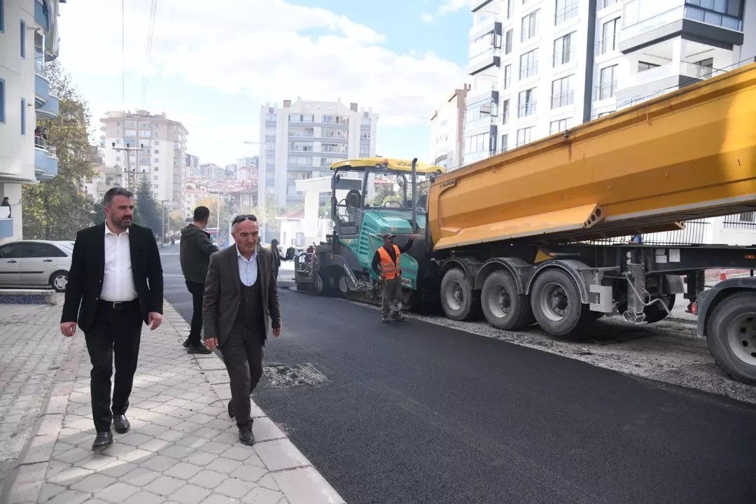 Pursaklar’da yol yenileme seferberliği