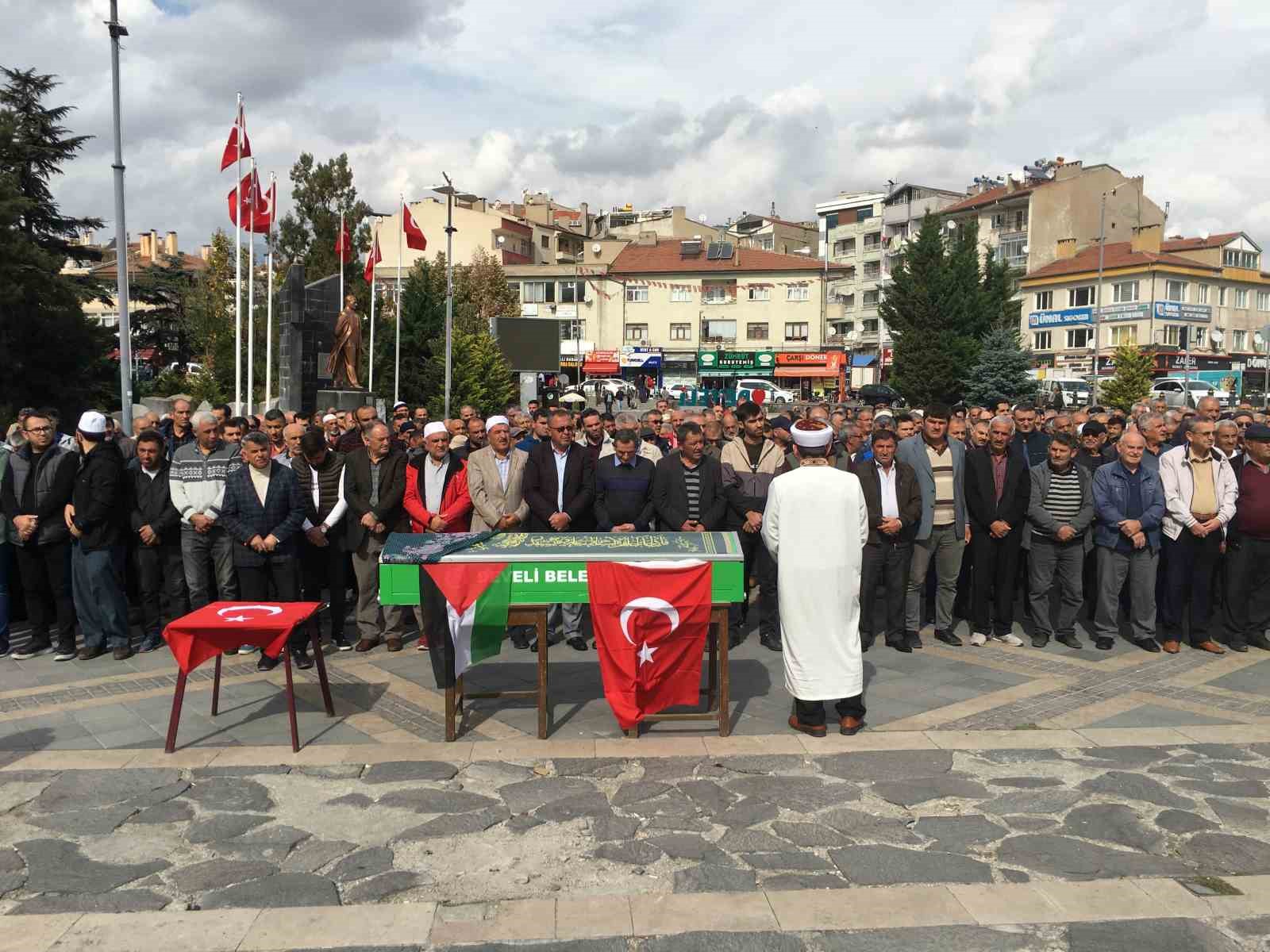 Filistin’de hayatını kaybedenler için Develi’de gıyabi cenaze namazı kılındı