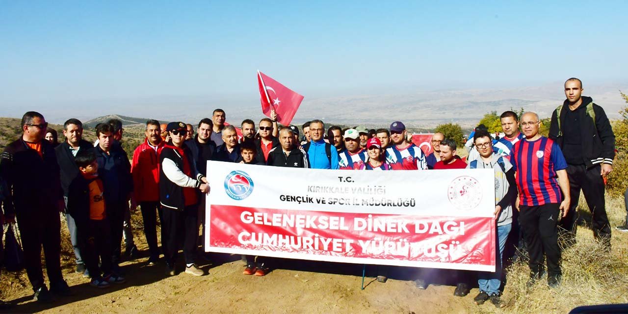 Dinek Dağı’nda Cumhuriyet coşkusu