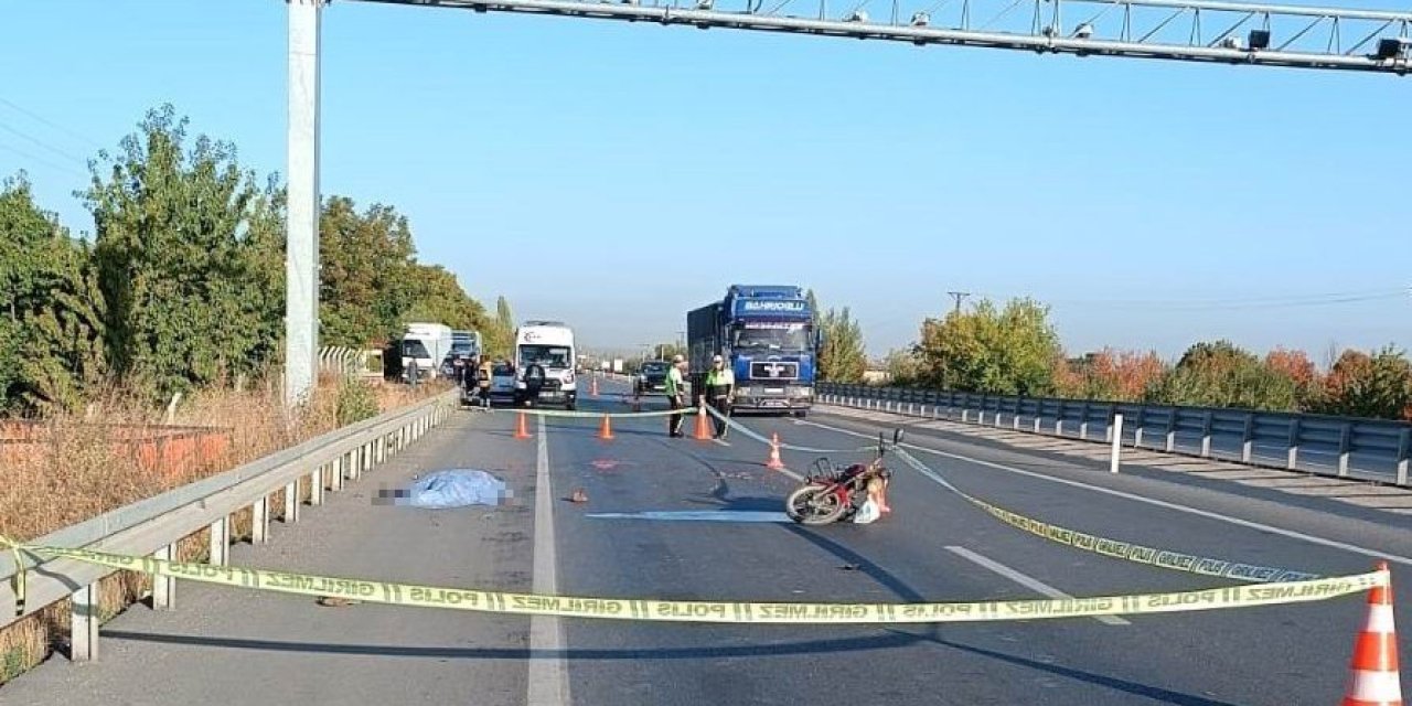 Konya’da çekici ile motosiklet çarpıştı: 1 ölü