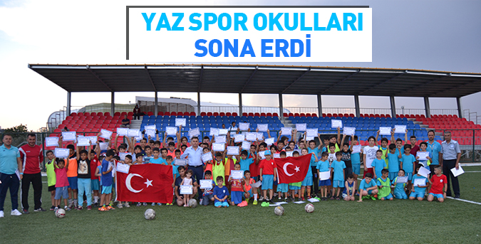 Yaz Spor Okulları sona erdi