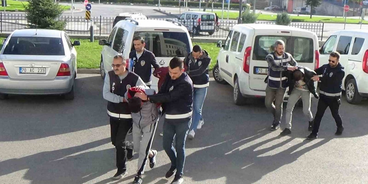 Konya’dan trenle Karaman’a gelip motosiklet çalan 4 şüpheli tutuklandı