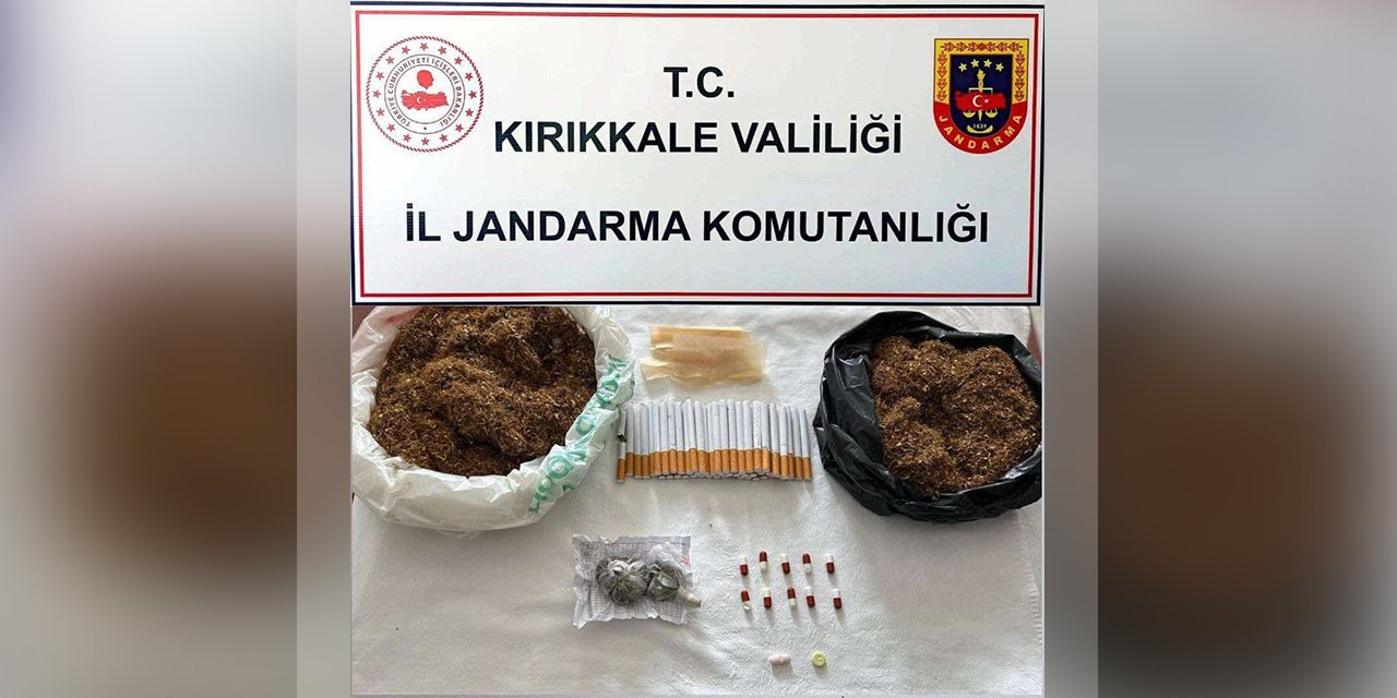 Kırıkkale’de yol kontrolünde bonzai ele geçirildi