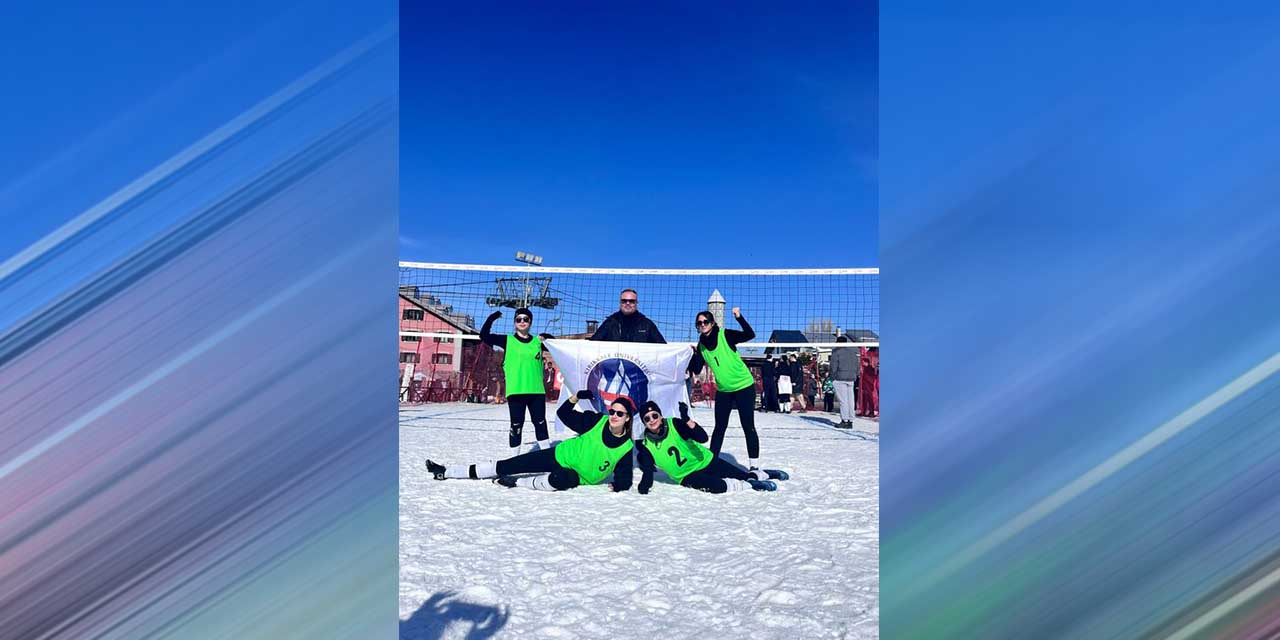 Kadın Kar Voleybol Takımı Türkiye 3.’sü oldu