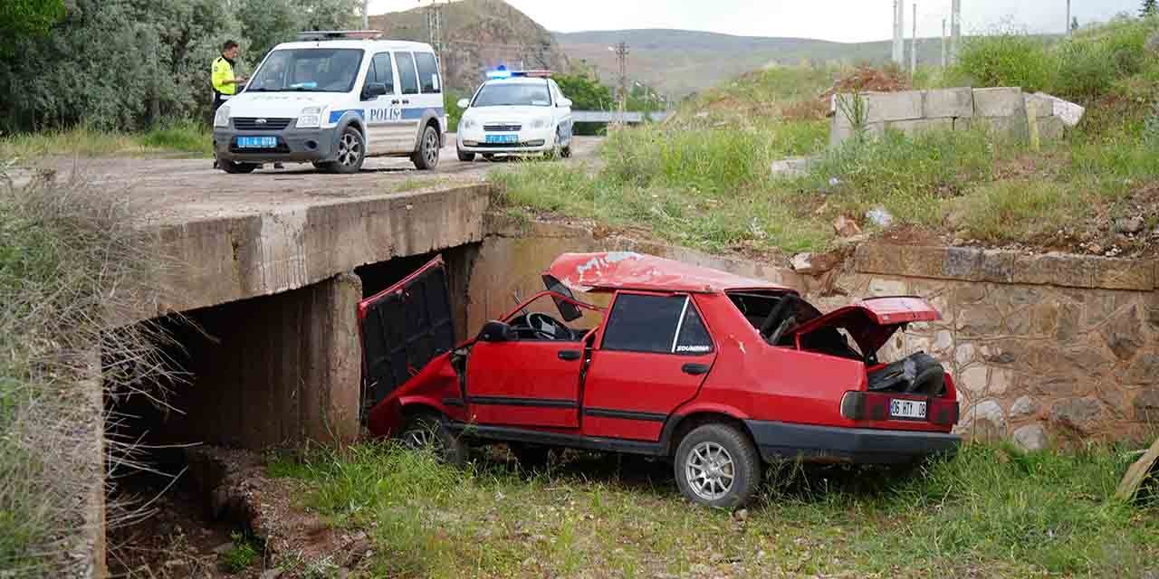 Kırıkkale’de feci kaza! 2 kişi yaralandı