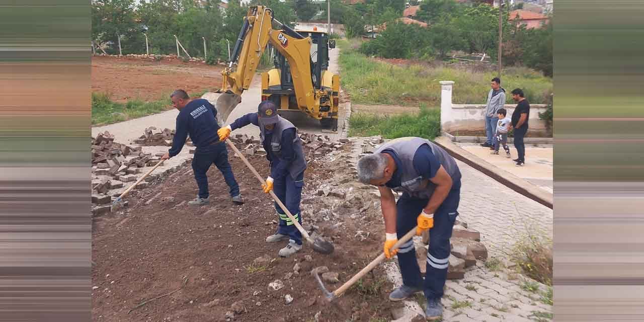 Kırıkkale’de bozuk yollar yapılıyor