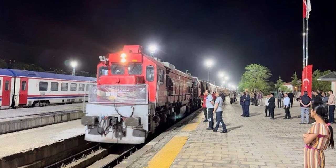Turistik tren, Kırıkkale’den geçti