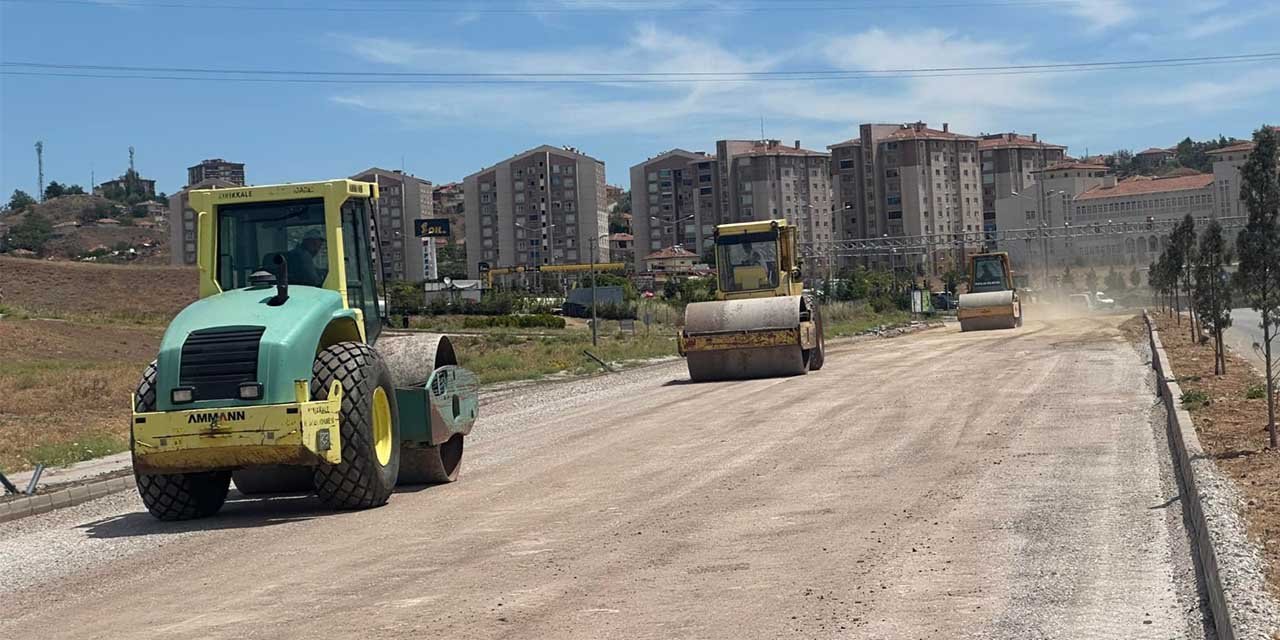 Yahşihan’da Hoca Ahmet Yesevi Caddesi Asfaltlanıyor!