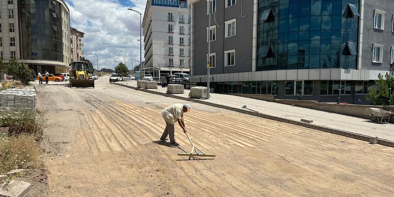 Yahşihan’da Yenişehir’in yolları yapılıyor