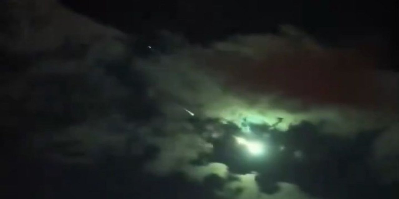 Kırıkkale’de gökyüzünde meteor görüldü