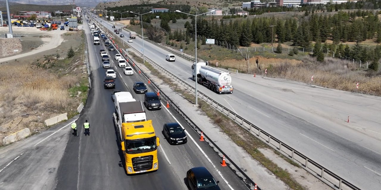 Kırıkkale’de 166 araç trafikten men edildi