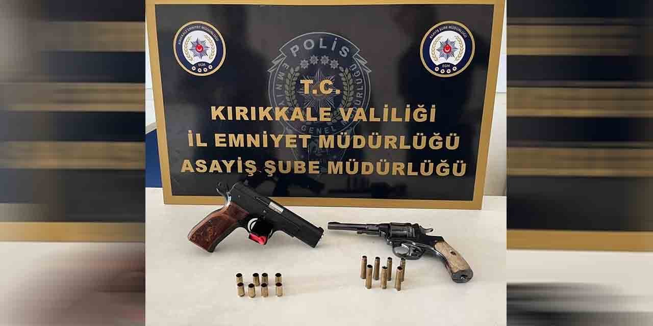 Kırıkkale’de ruhsatsız tabanca ele geçirildi