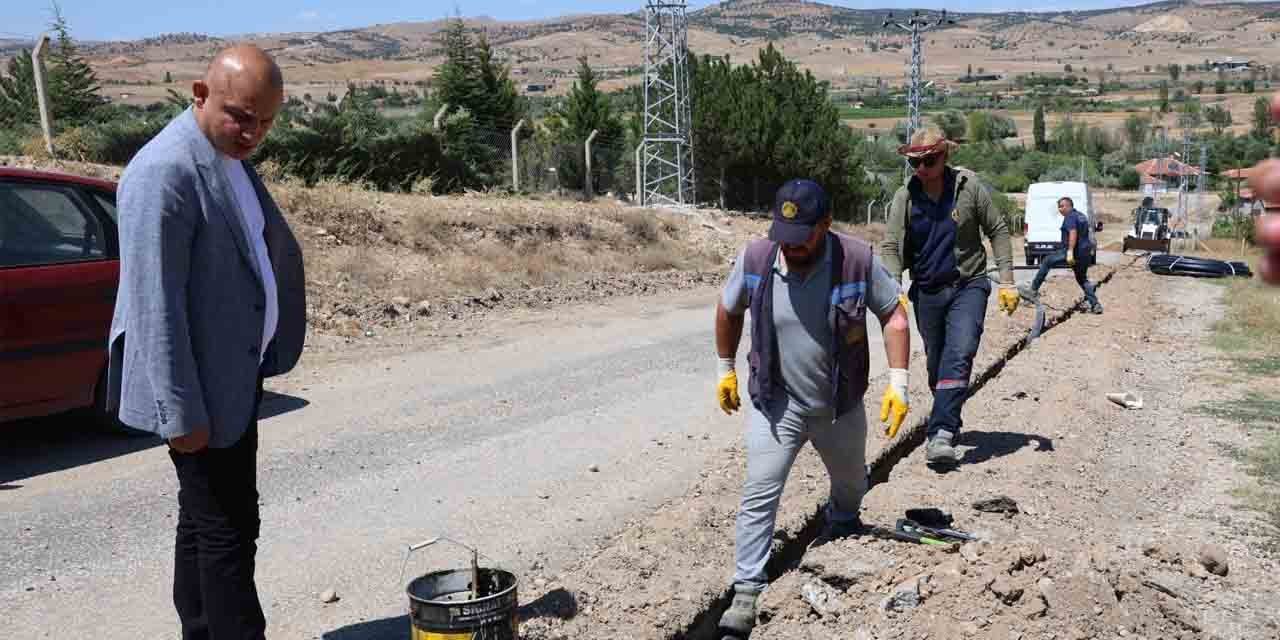 Aşağımahmutlar’ır sorunları çözülüyor