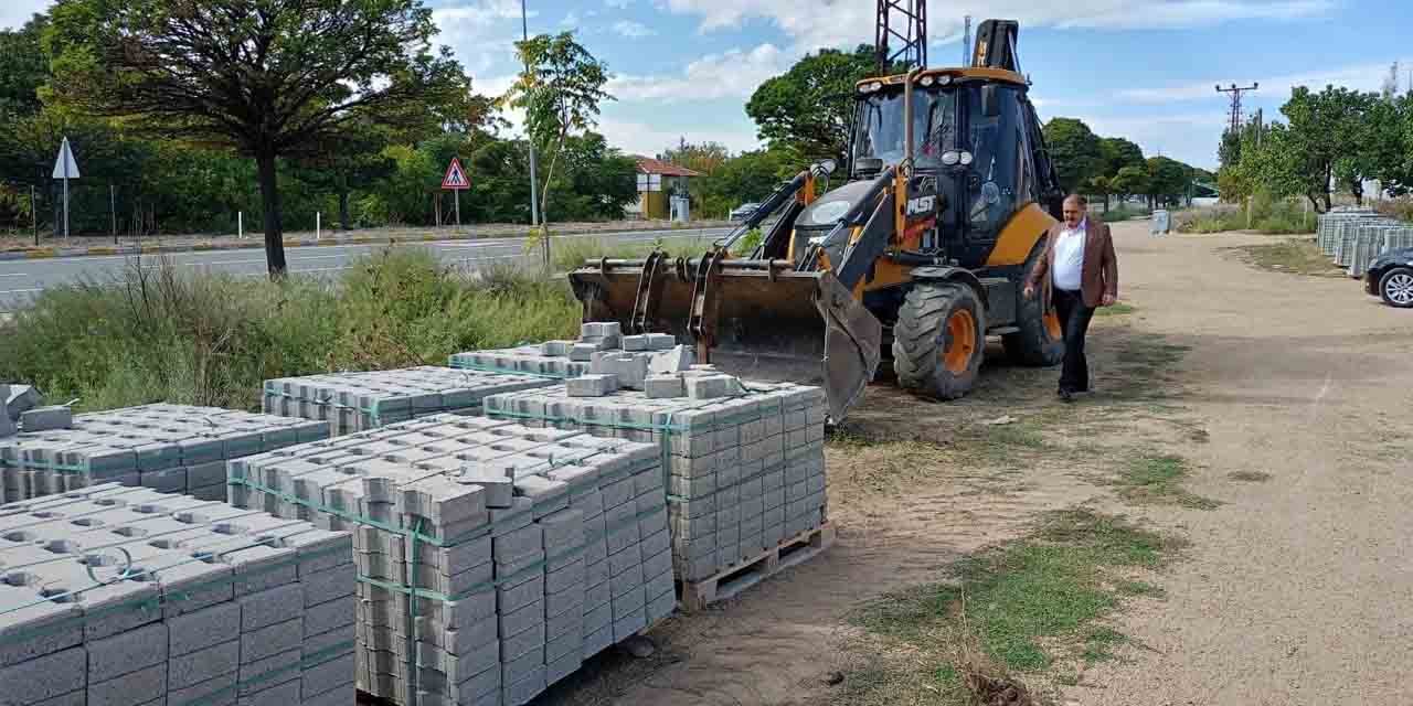 Balışeyh’te yollar kilit parke oluyor