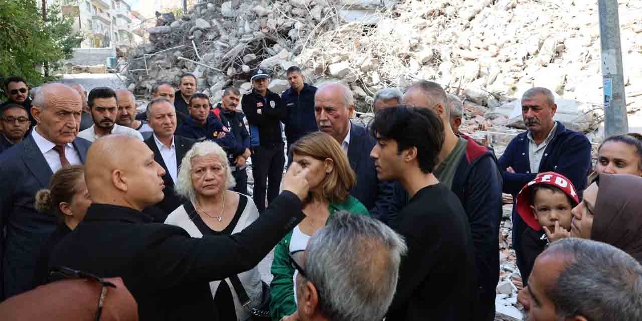 Başkan Önal, hasar gören binalarda inceleme yaptı