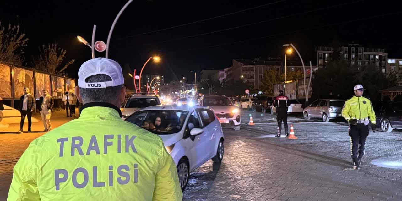 Kırıkkale’de 123 araç trafikten men edildi