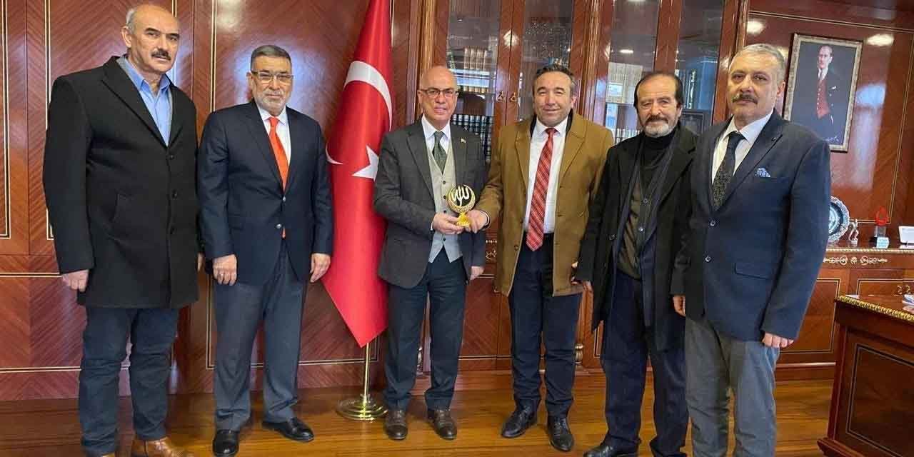 Yörük Türkmenlerinden Müftü Topal’a ziyaret