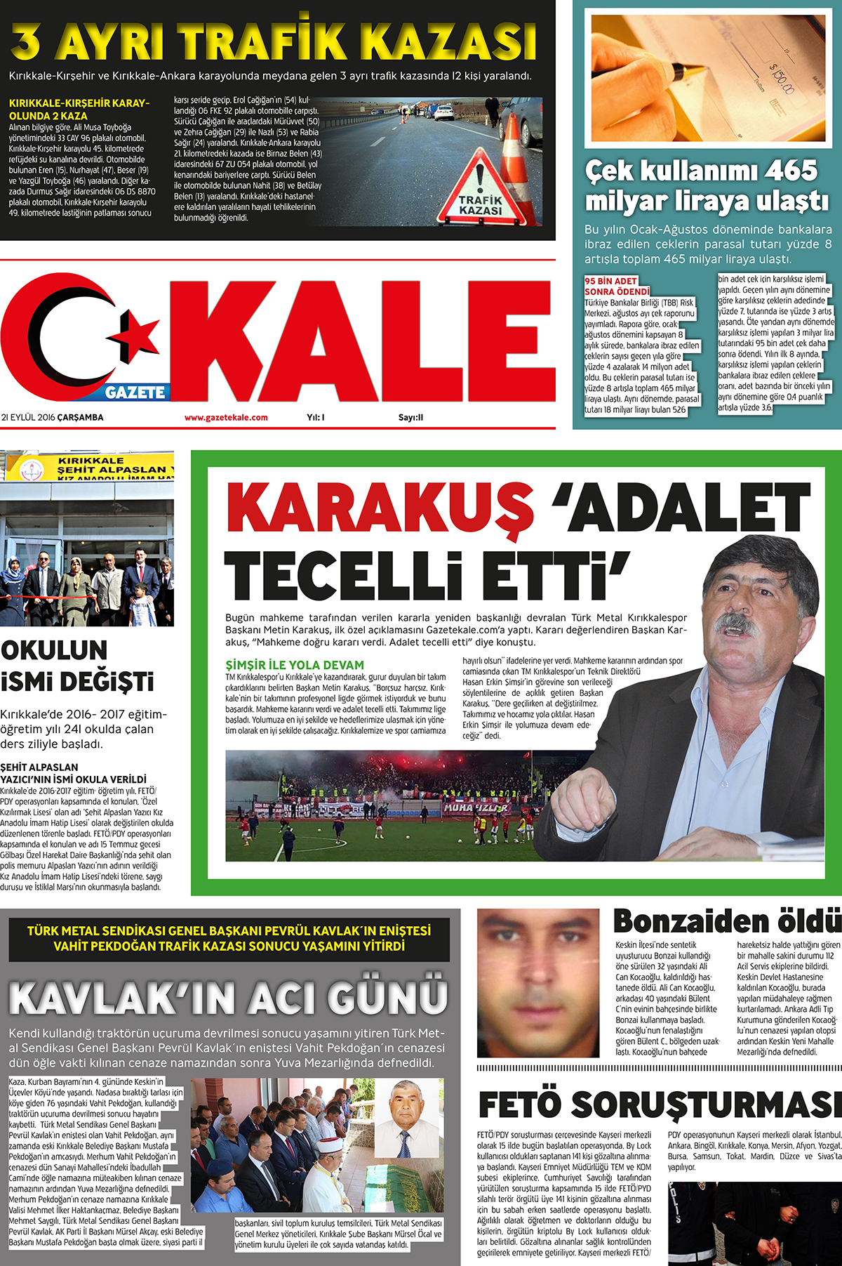 E-Gazete 21.09.2016